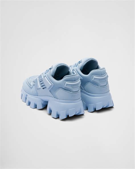 prada light blue sneakers.